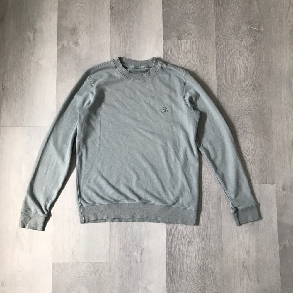 VUORI GREEN SWEATSHIRT BASIC BLANK WOMENS MEDIUM CREW